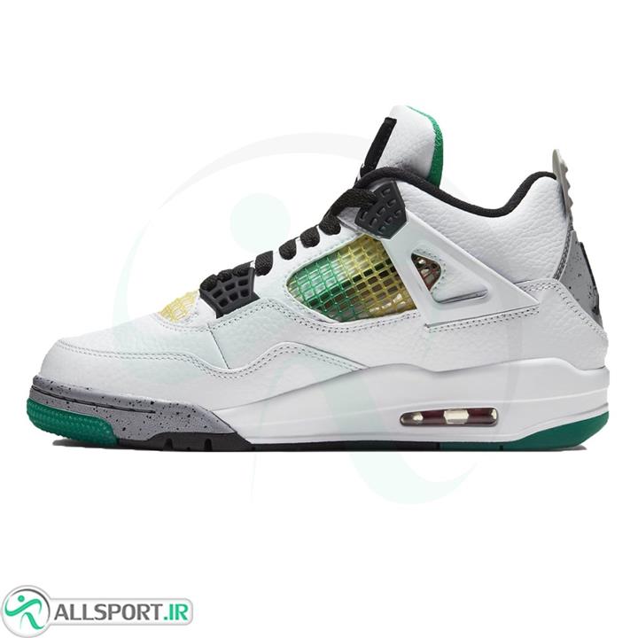 کفش بسکتبال مردانه نایک طرح اصلی Nike Air Jordan 4 Lucid Green